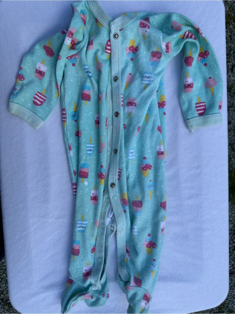 Cozy Fleece Baby Footed Pajama Bundle - Pastel (45)